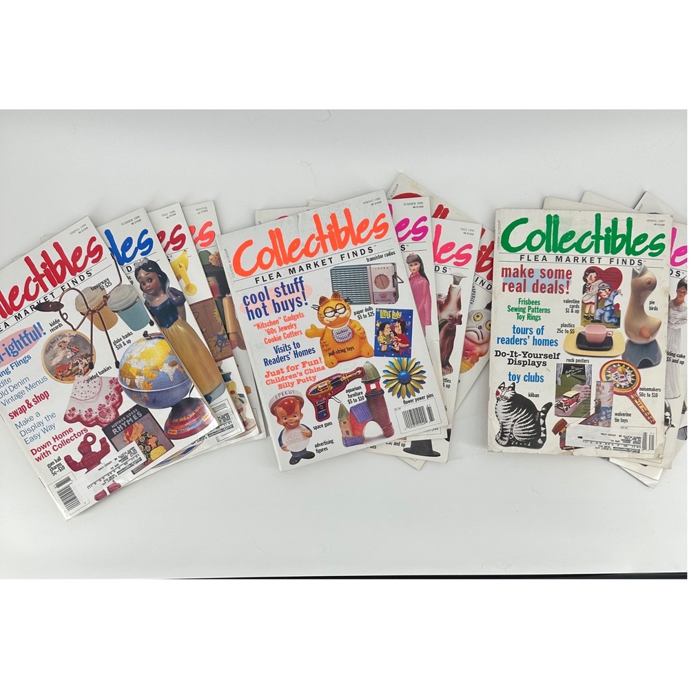 Collectibles Flea Market Finds Magazine Vintage Lot Full 1996-1998 12 Issues